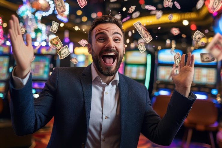Variety of slot game interfaces showing different themes and layouts on mobile devices